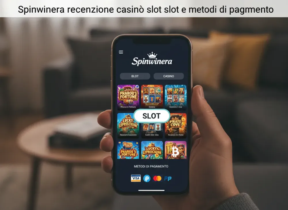 Spinwinera recensione casinò slot e metodi di pagamento