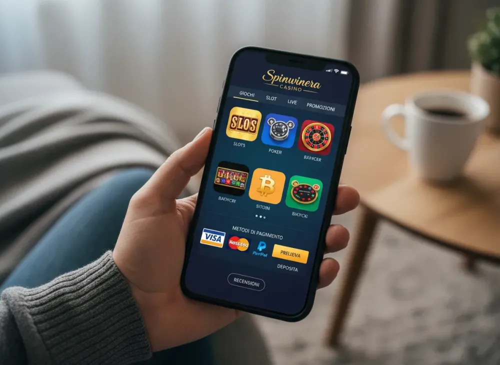 Spinwinera recensioni casinò giochi metodi di pagamento